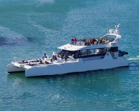 Catamarán Fly Blue 130 Pasajeros en Malaga